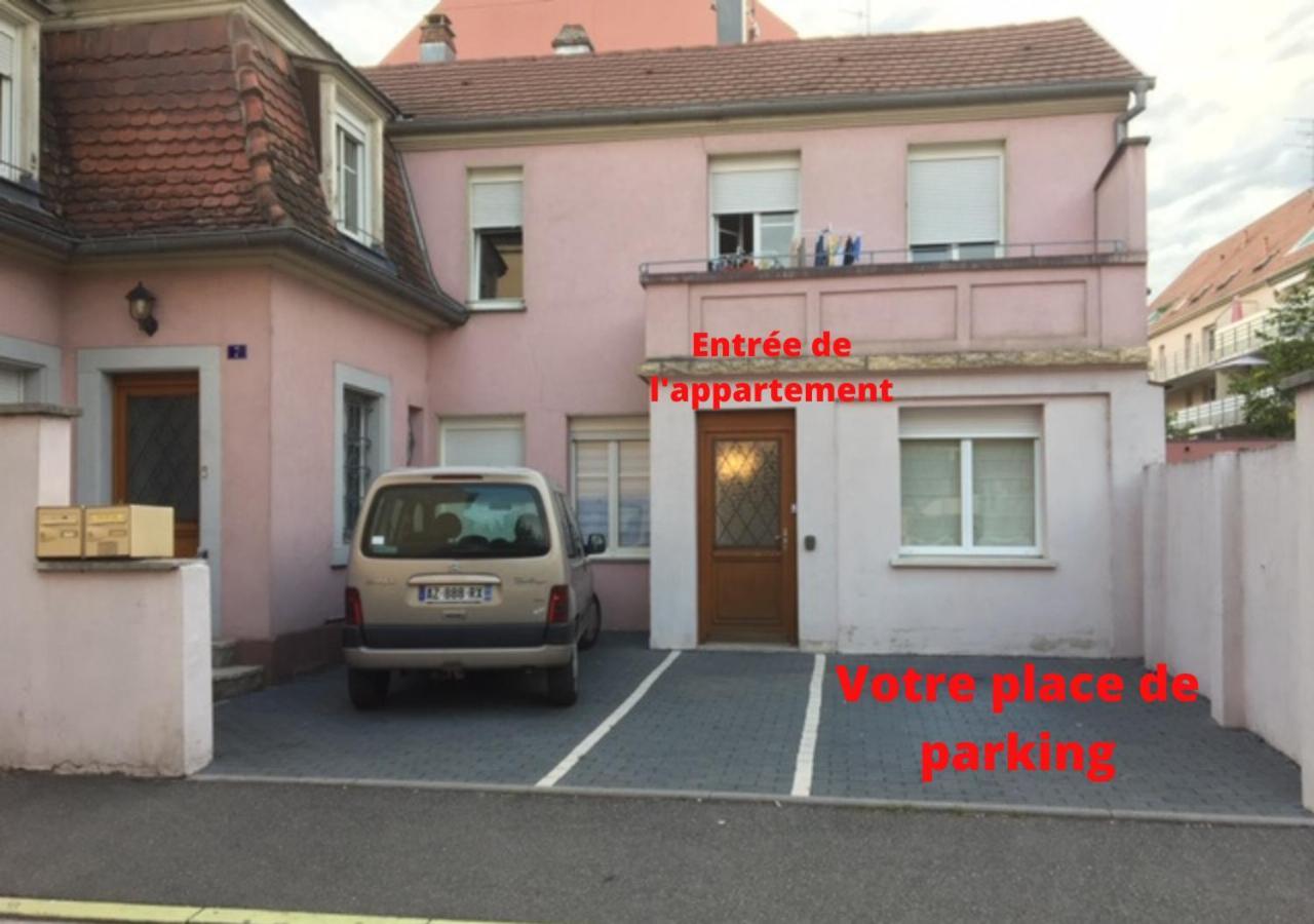 Gruenewald Colmar - Studio 2 Pers - Parking Exteriör bild